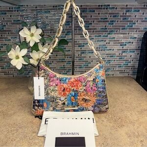 NWT Brahmin Mod Esme Lasso floral purse